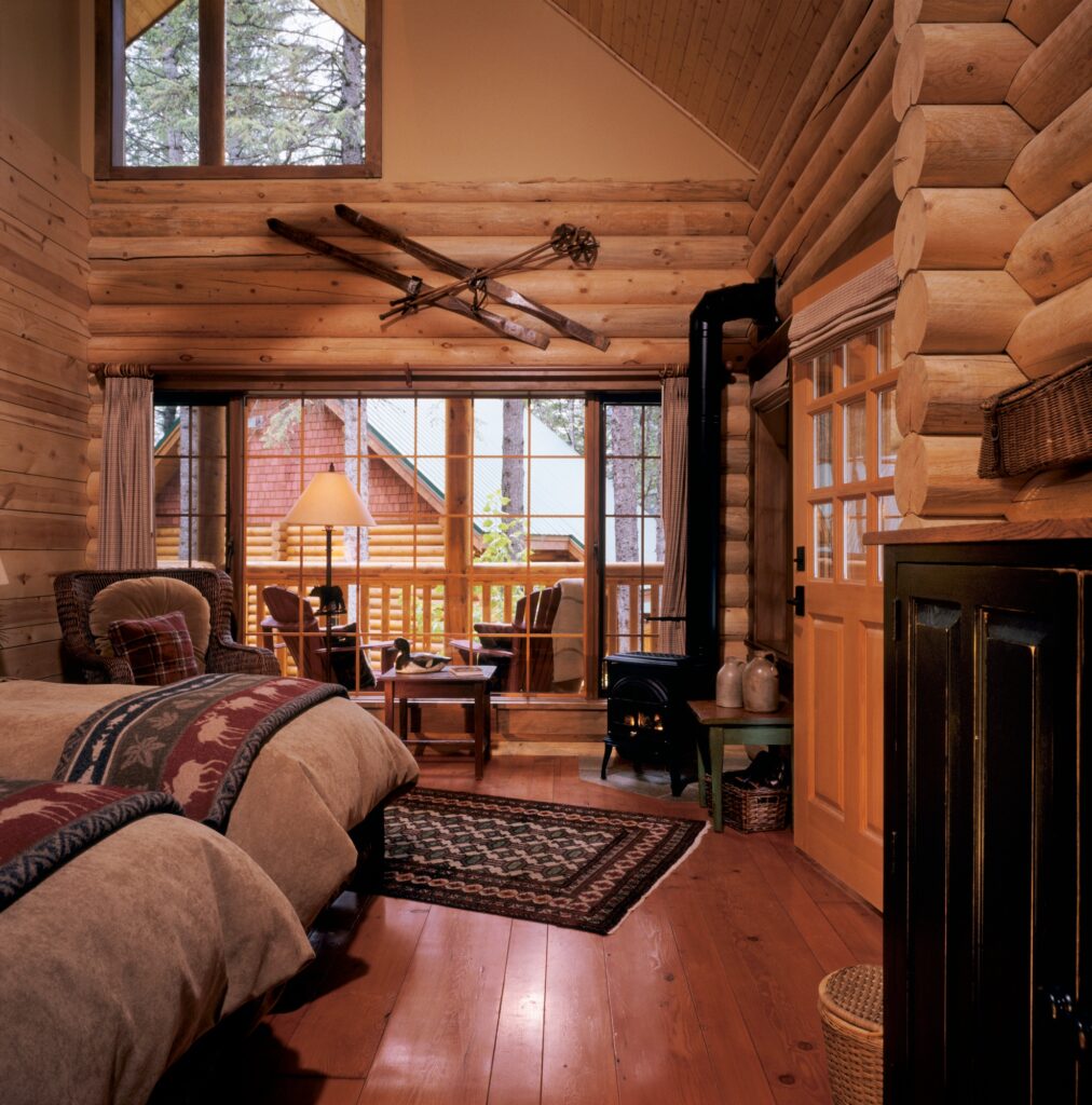 Resort Log Cabin Interior